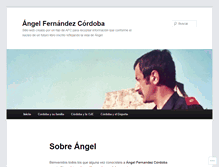 Tablet Screenshot of angelfernandezcordoba.com